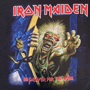 Iron Maiden No Prayer for the Dying T-shirt size Medium